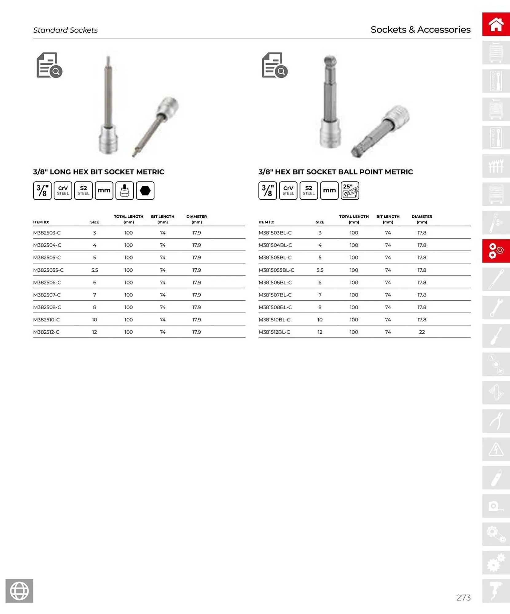 Teng Tools catalogue - Catalogue valid from 28 March to 31 December 2025 - page 274