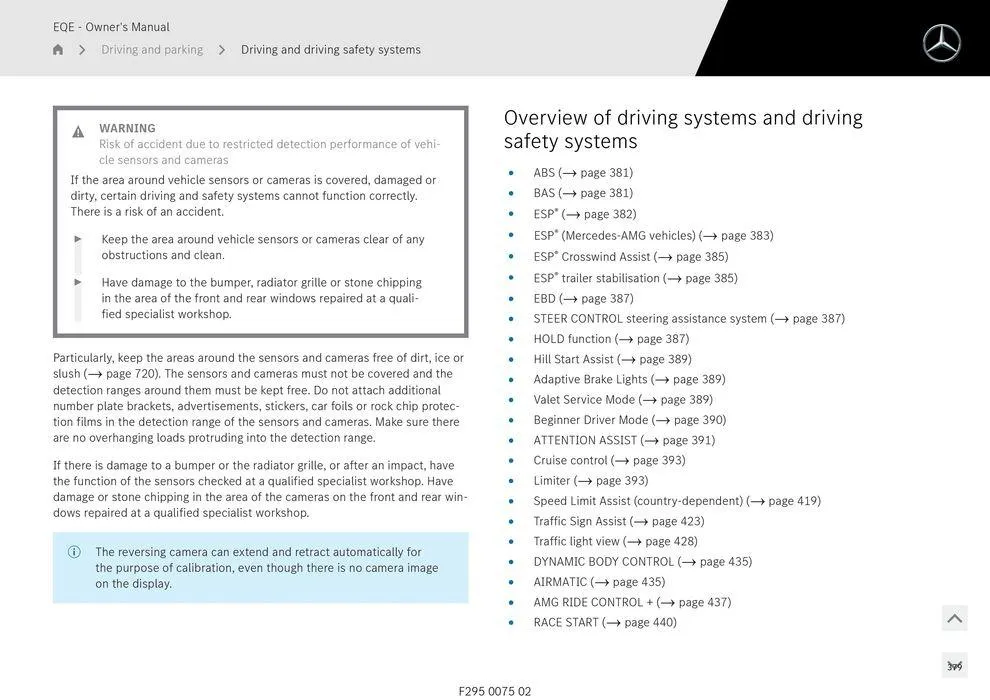 EQE Sedan - Catalogue valid from 11 September to 11 September 2025 - page 379