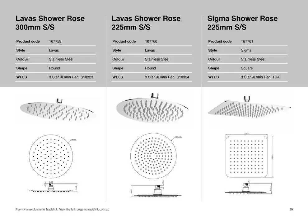 Raymor Brochure Showers 2025 - Catalogue valid from 24 December to 31 January 2025 - page 29