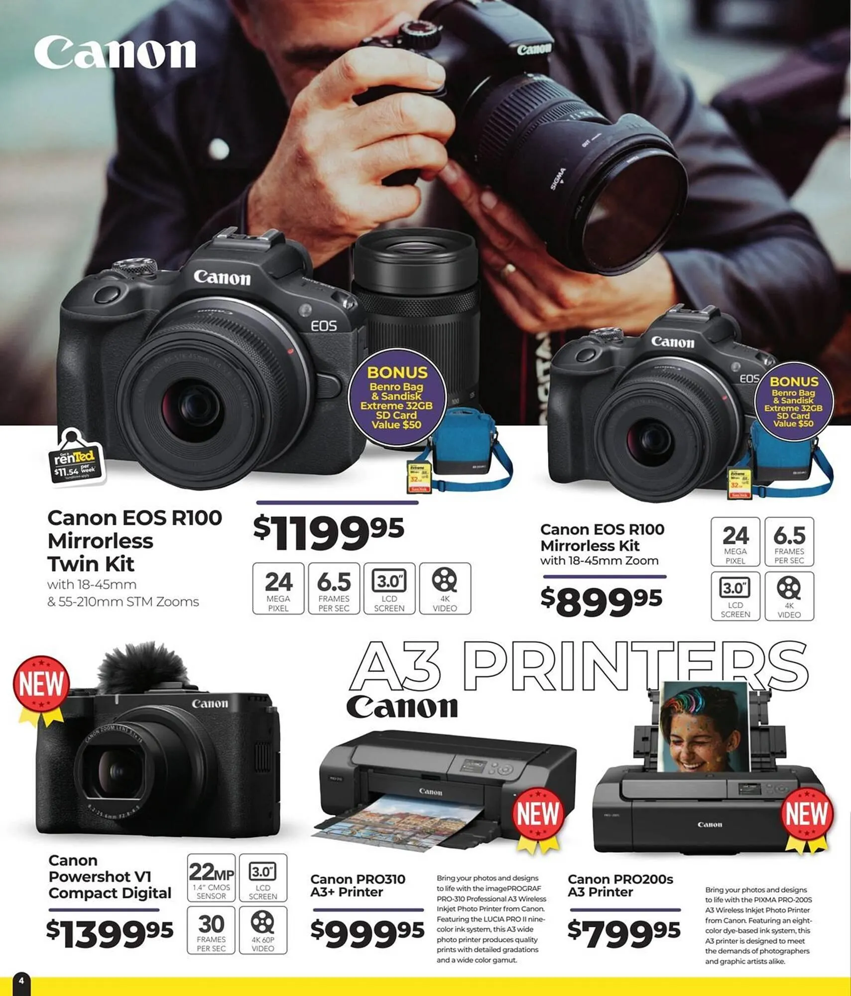Teds Cameras catalogue - Catalogue valid from 9 July to 3 August 2025 - page 4