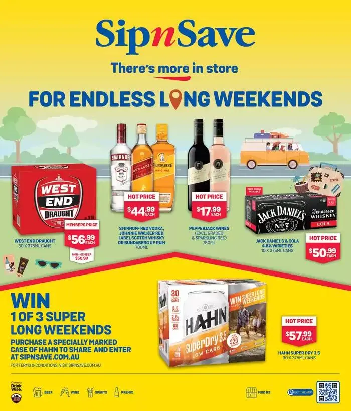 For Endless Long Weekends - Catalogue valid from 9 April to 22 April 2025 - page 1