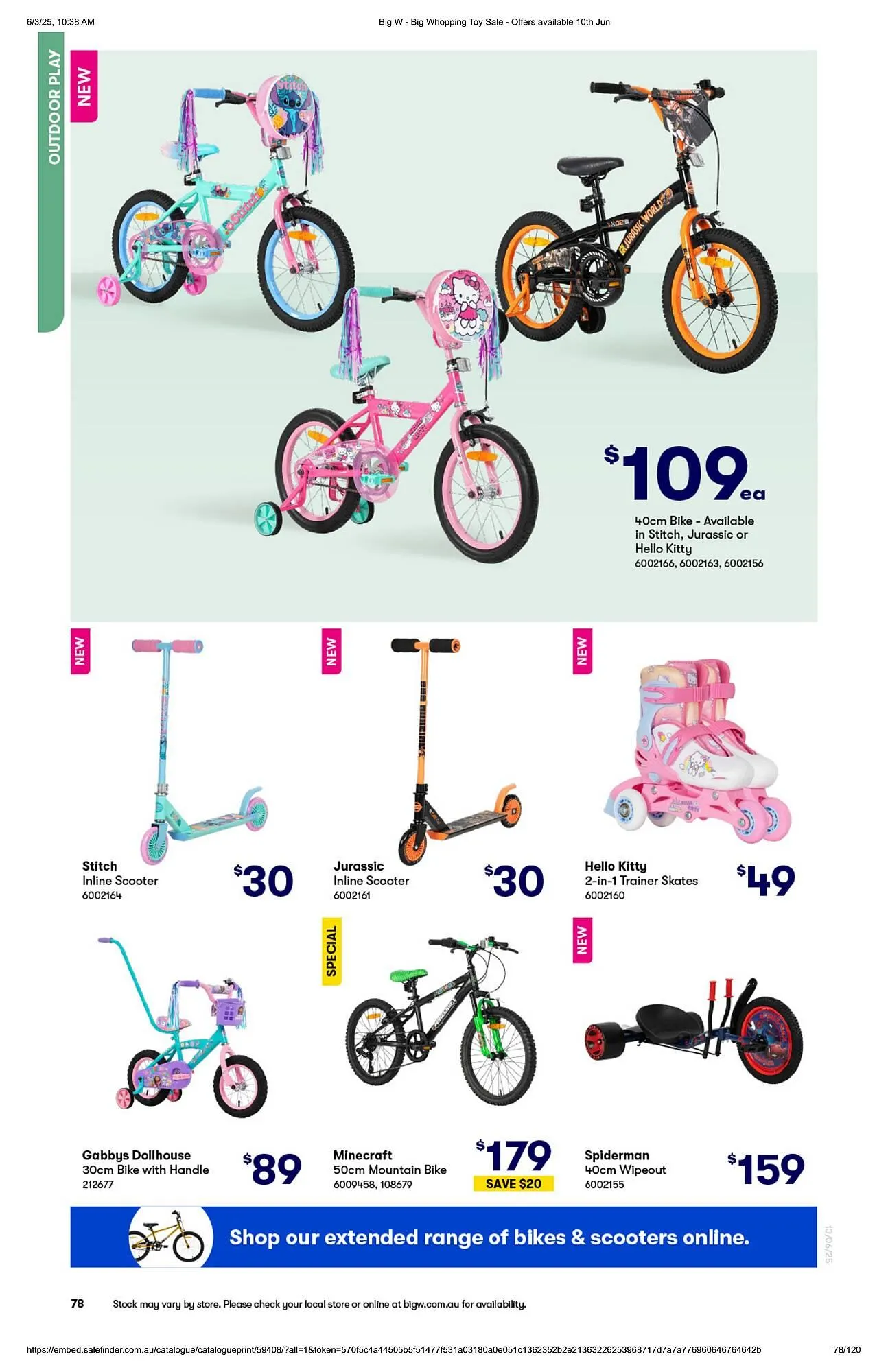 BIG W catalogue - Catalogue valid from 10 June to 9 July 2025 - page 78