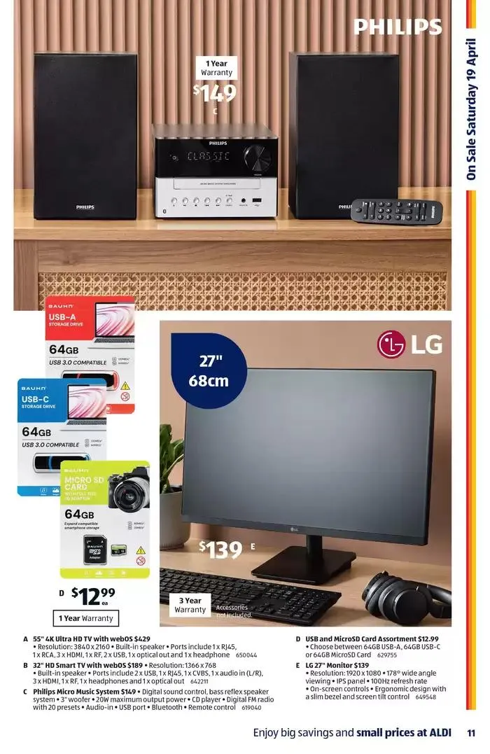 ALDI Special Buys - Catalogue valid from 16 April to 22 April 2025 - page 11