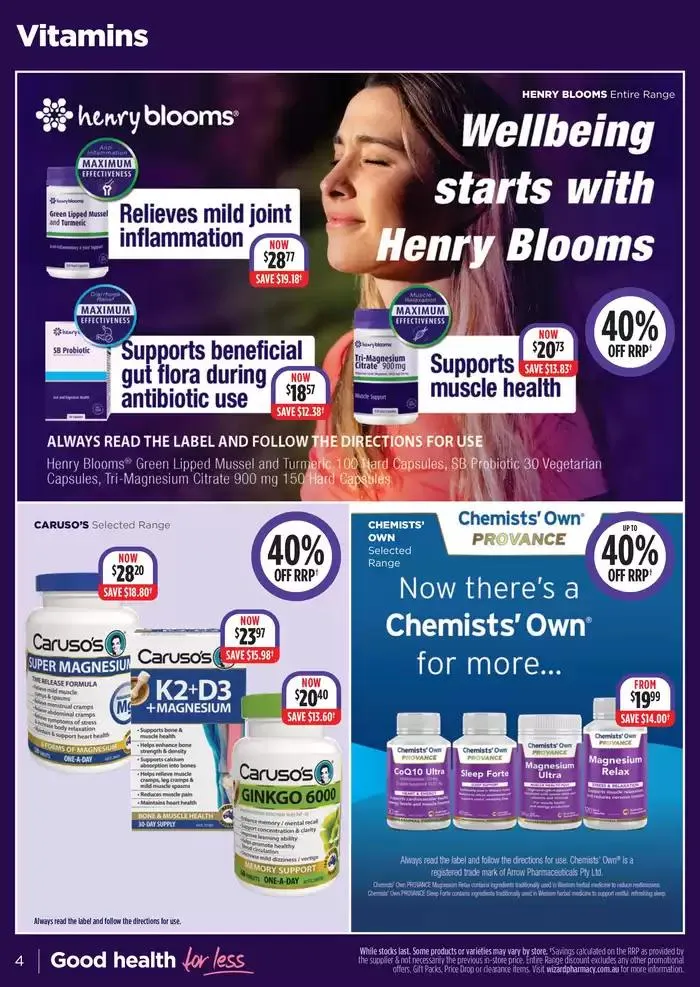 Vitamin Super Sale - Catalogue valid from 24 March to 6 April 2025 - page 4