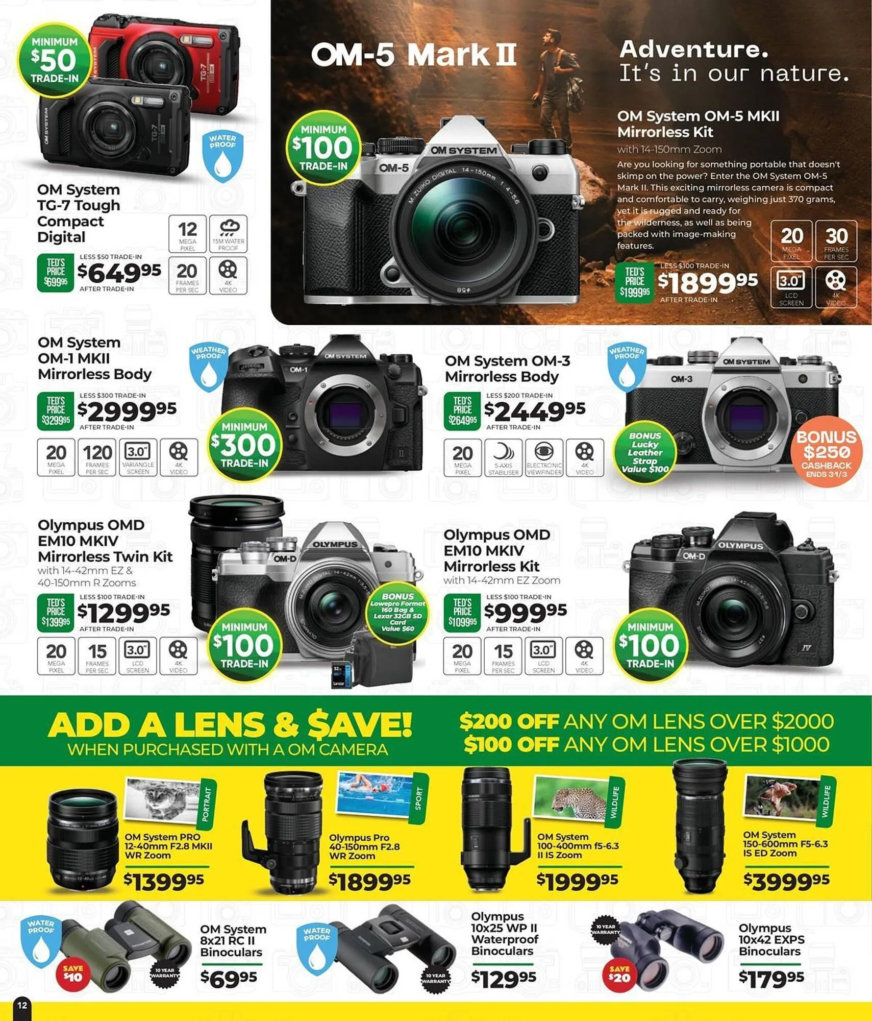 Teds Cameras catalogue - Catalogue valid from 5 March to 5 April 2026 - page 12