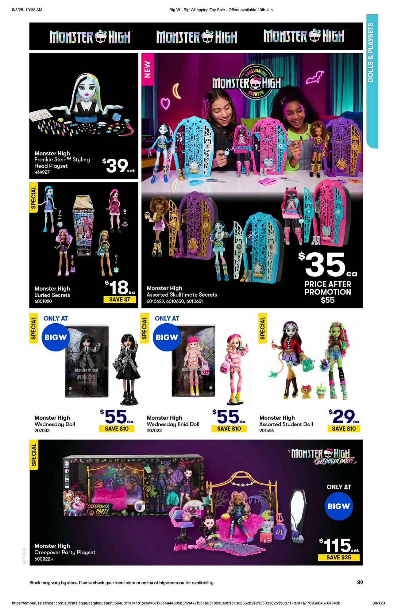BIG W catalogue - Catalogue valid from 10 June to 9 July 2025 - page 39