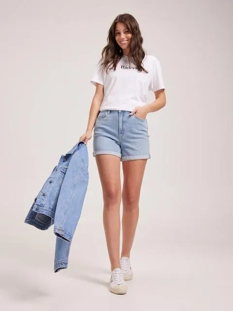 Riders By Lee Girlfriend Short In Blue Mystique