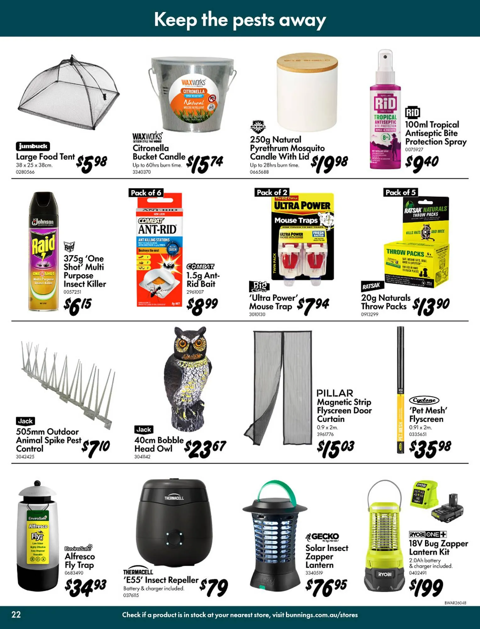 Bunnings catalogue - Catalogue valid from 11 March to 5 April 2026 - page 22