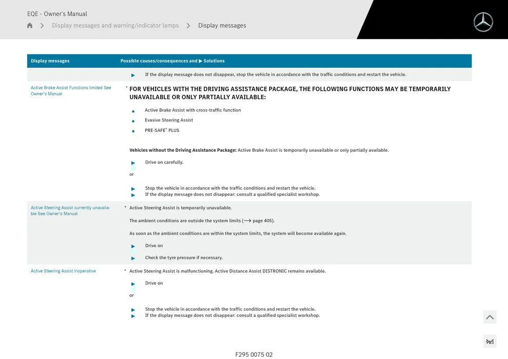 EQE Sedan - Catalogue valid from 11 September to 11 September 2025 - page 913