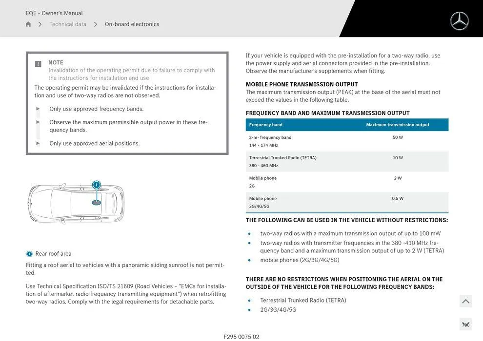 EQE Sedan - Catalogue valid from 11 September to 11 September 2025 - page 780
