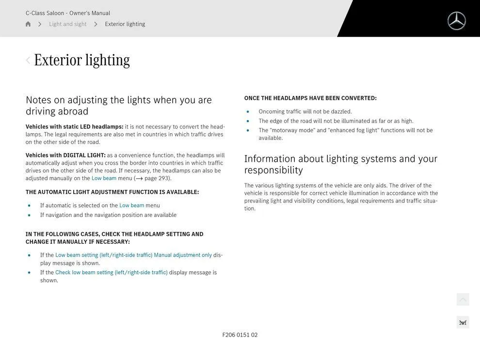 C-Class Sedan - Catalogue valid from 11 September to 11 September 2025 - page 281