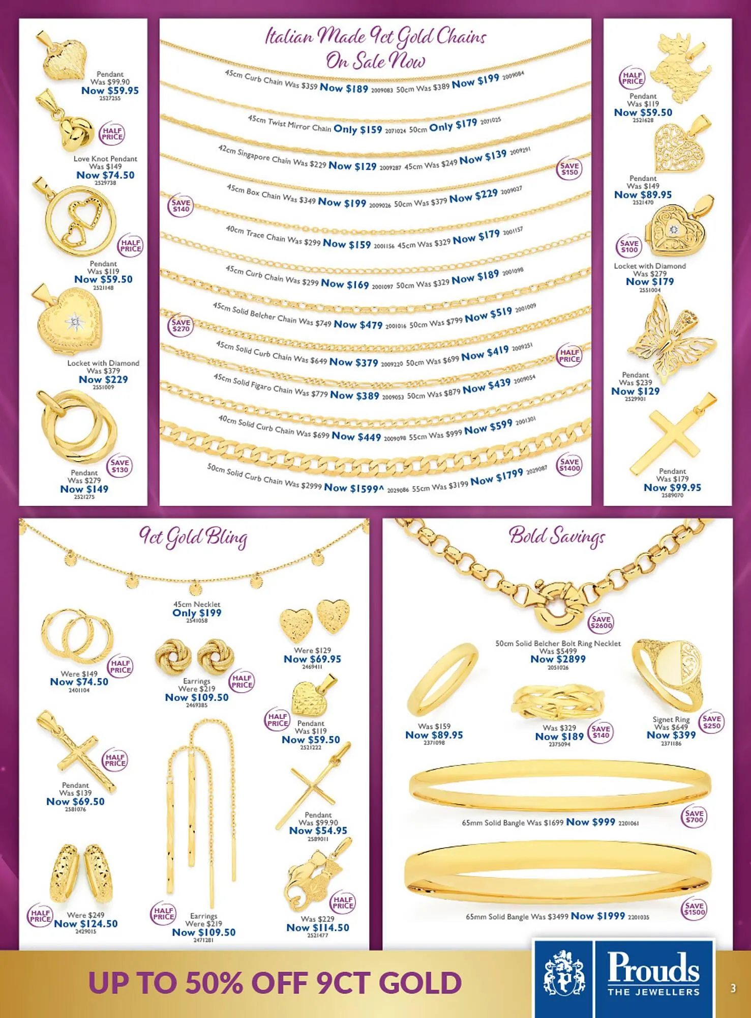 Prouds catalogue - Catalogue valid from 30 June to 27 July 2025 - page 3