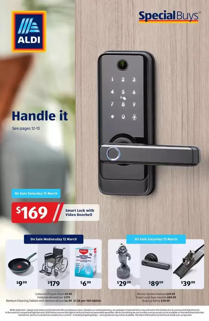 ALDI Special Buys - Catalogue valid from 12 March to 18 March 2025 - page 1