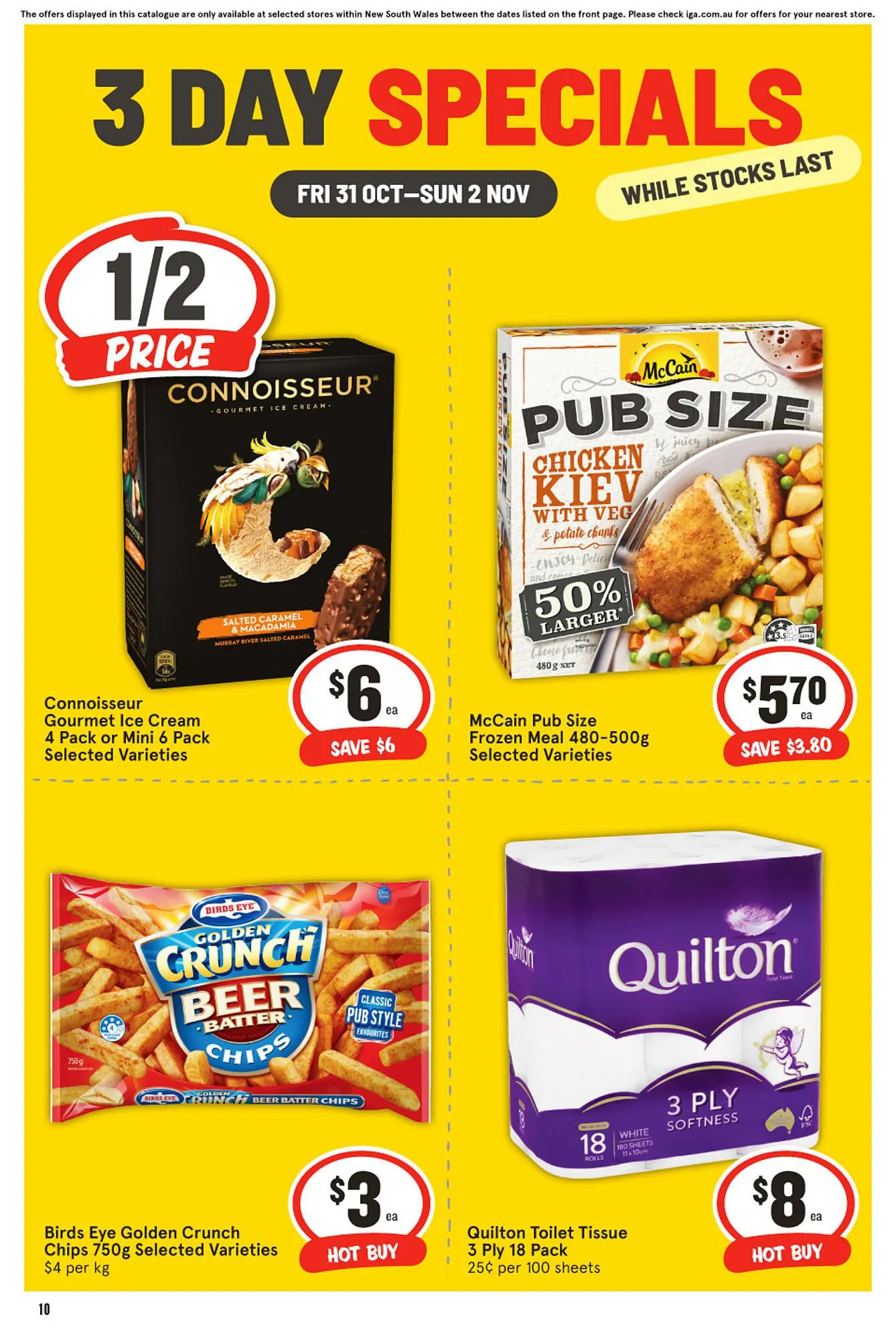 IGA catalogue - Catalogue valid from 31 October to 2 November 2025 - page 4