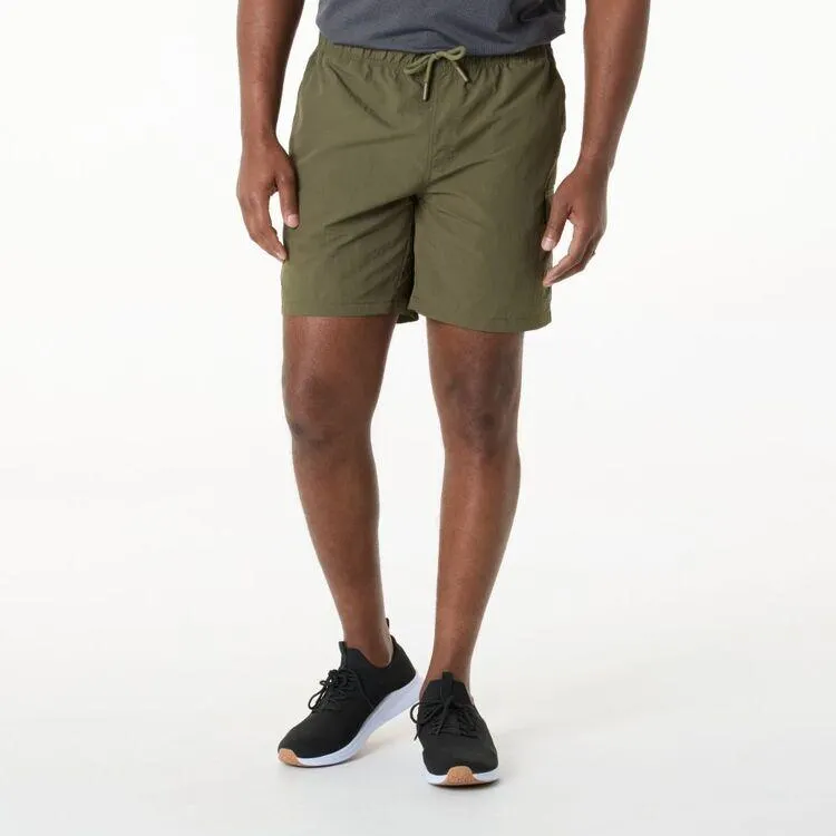 NMA Men's Nylon Tech Cargo Shorts Olive