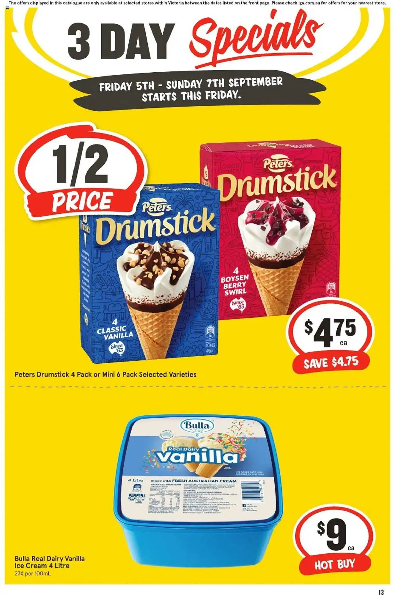 IGA catalogue - Catalogue valid from 5 September to 7 September 2025 - page 3