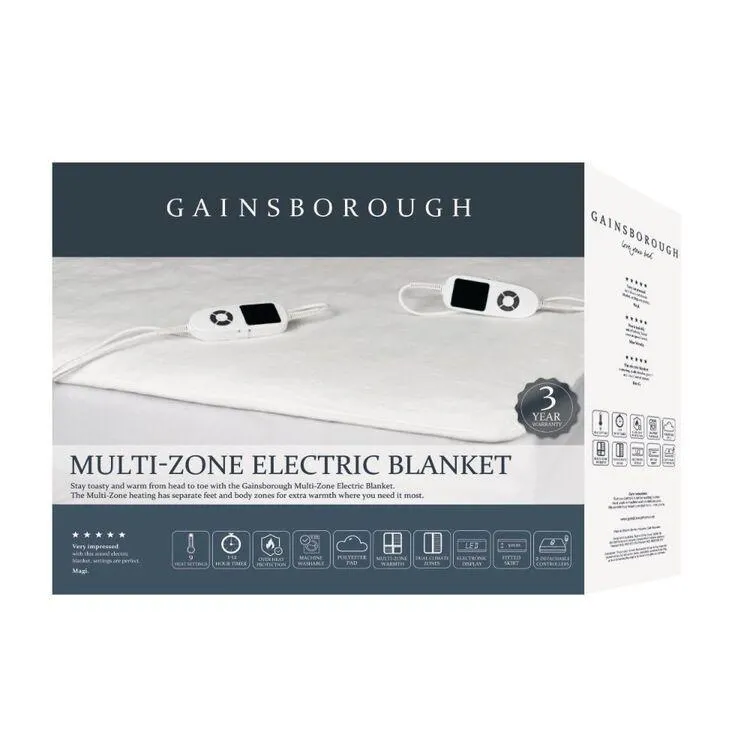 Gainsborough Multi-Zone Electric Blanket White