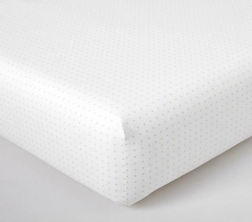 Haven Sweet Dot Organic Cot Fitted Sheet