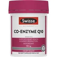 Swisse Ultiboost Co Enzyme Q10 150mg 180 Capsules