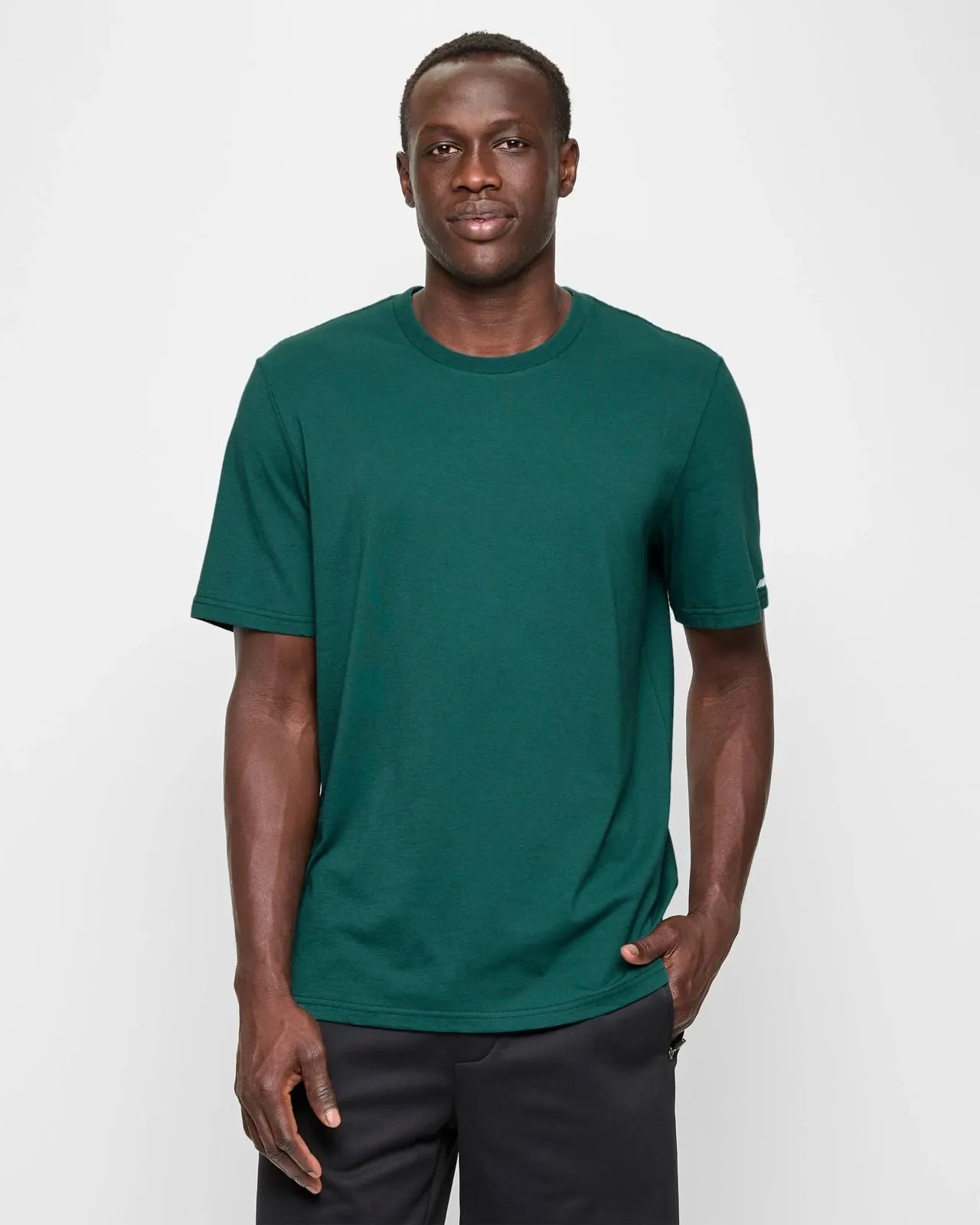 Active Cotton Blend T-Shirt - Forest Green
