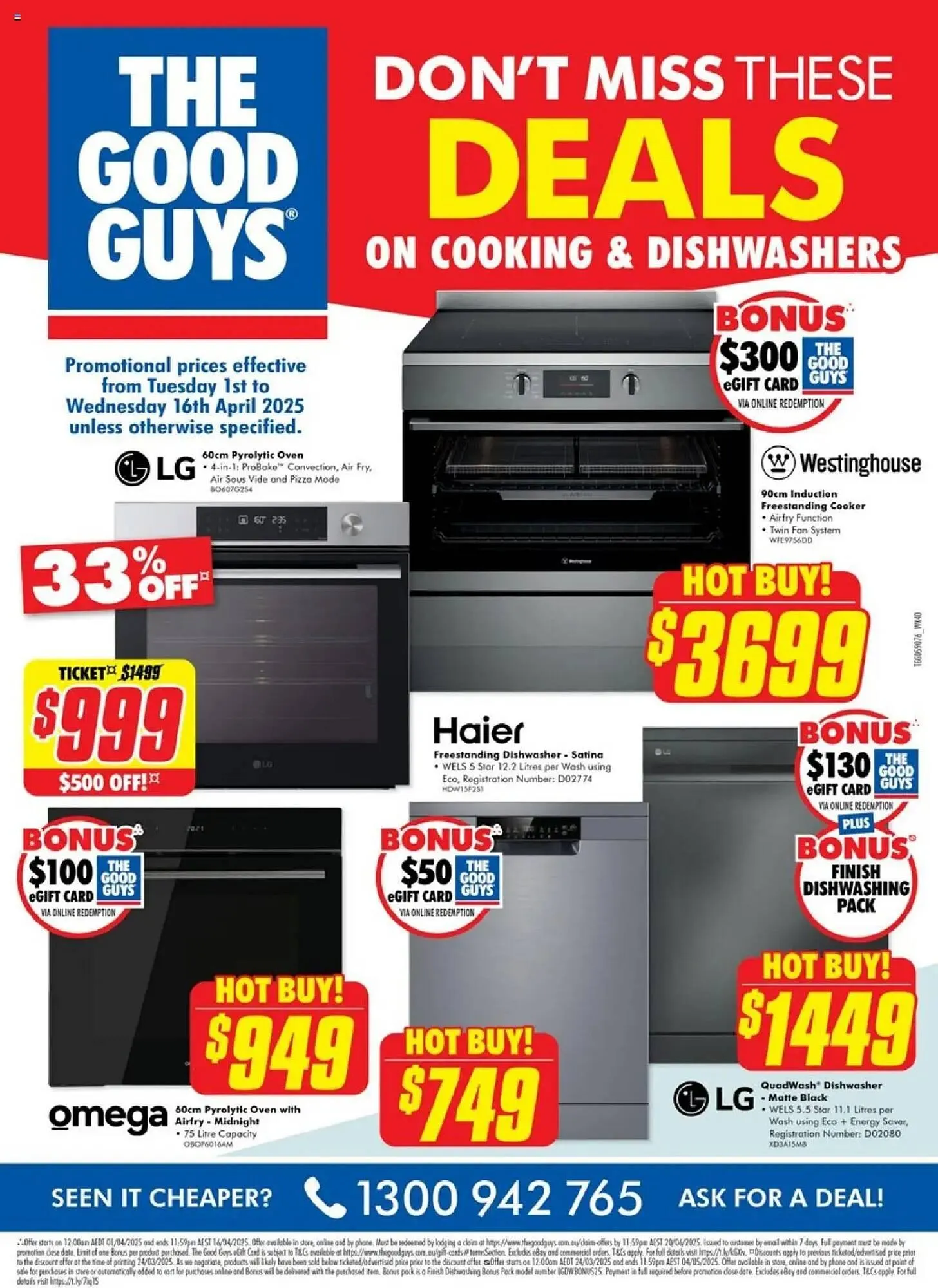 The Good Guys catalogue - Catalogue valid from 1 April to 16 April 2025 - page 1
