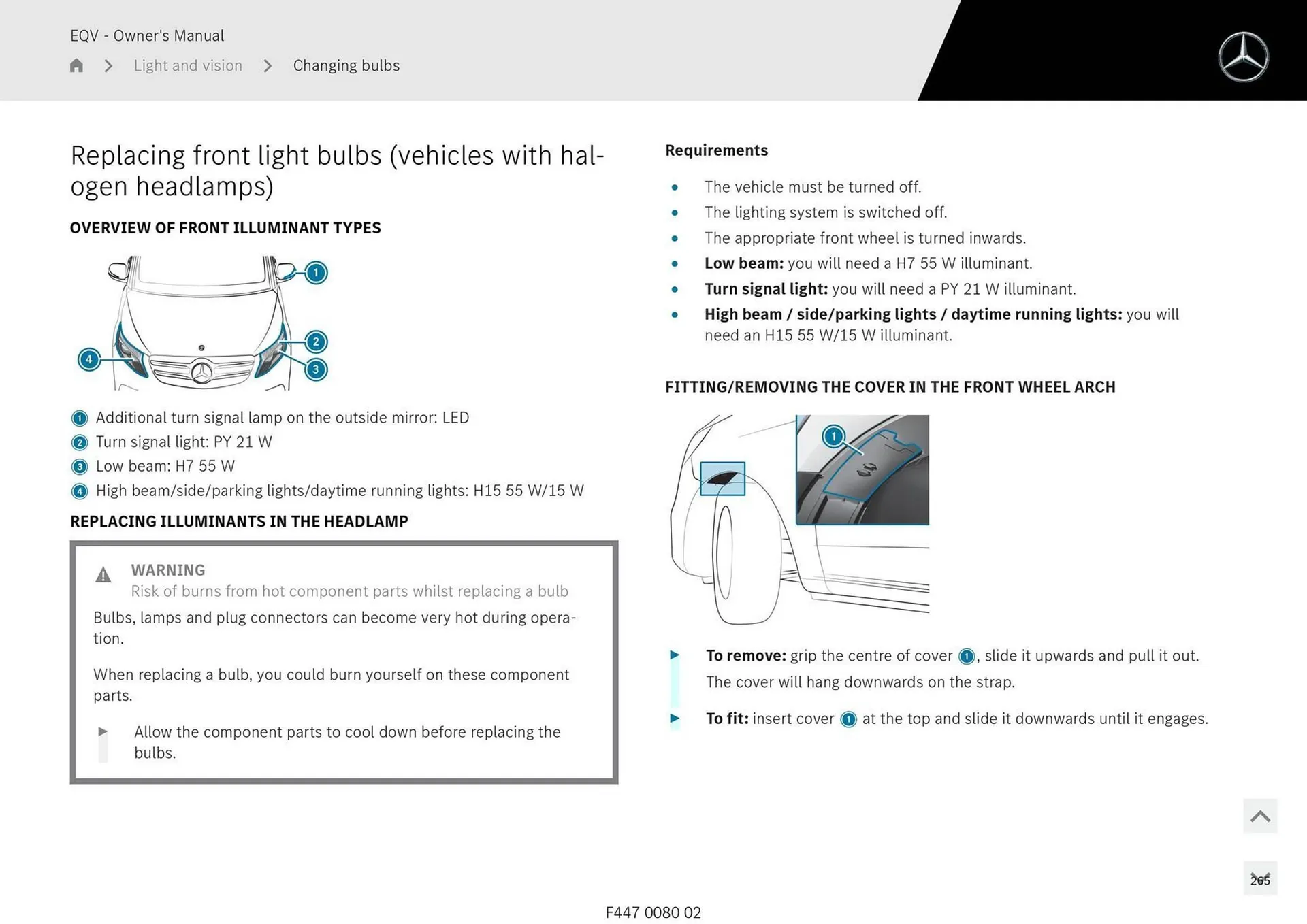 Mercedes-Benz catalogue - Catalogue valid from 11 September to 11 September 2025 - page 265