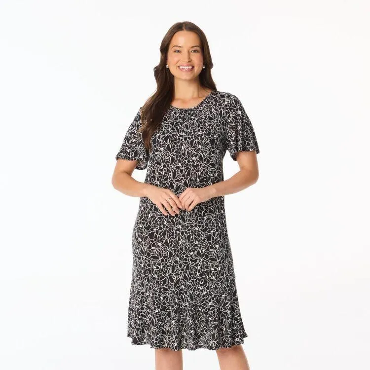 Khoko Smart Women's Serenity Slinky Tunic Dress Black