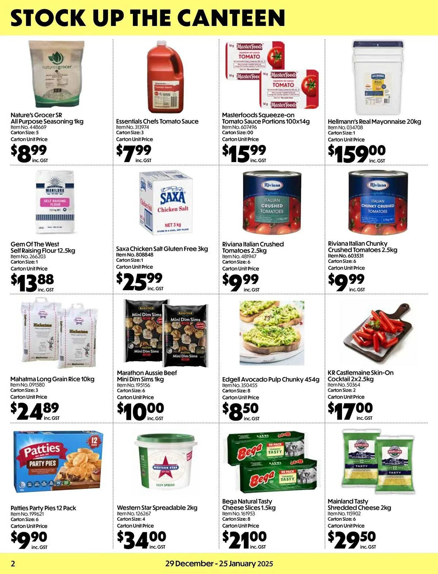 Campbells Wholesale catalogue - Catalogue valid from 29 December to 25 January 2026 - page 2