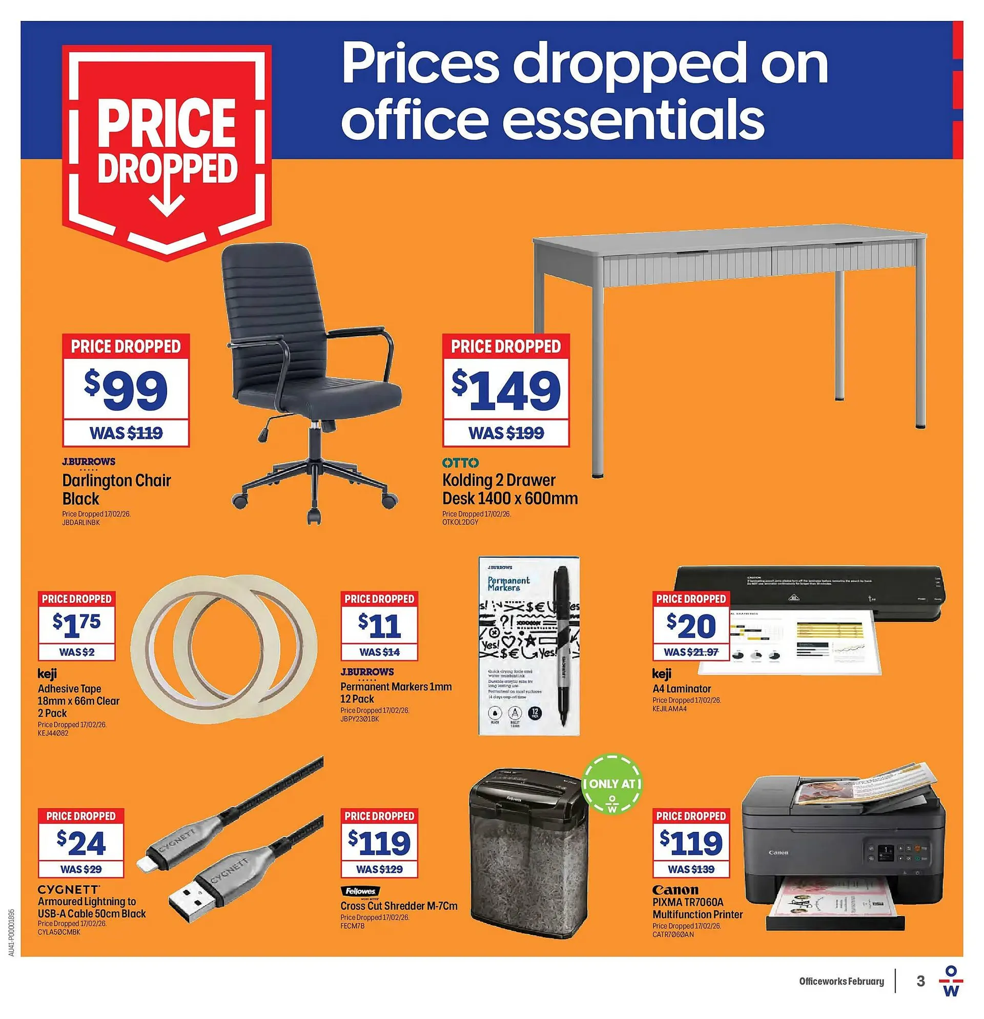 Officeworks catalogue - Catalogue valid from 16 February to 28 February 2026 - page 3