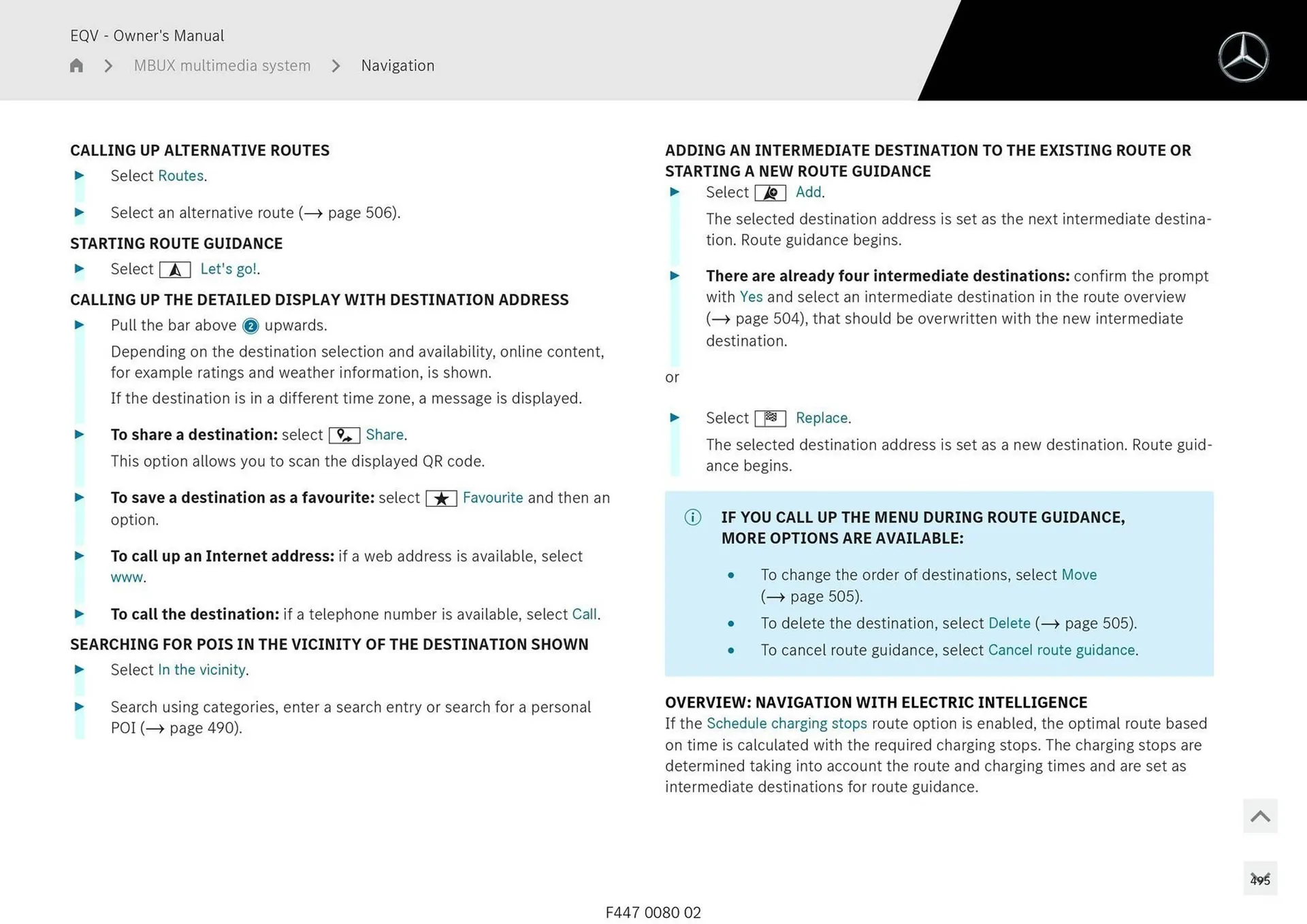 Mercedes-Benz catalogue - Catalogue valid from 11 September to 11 September 2025 - page 495