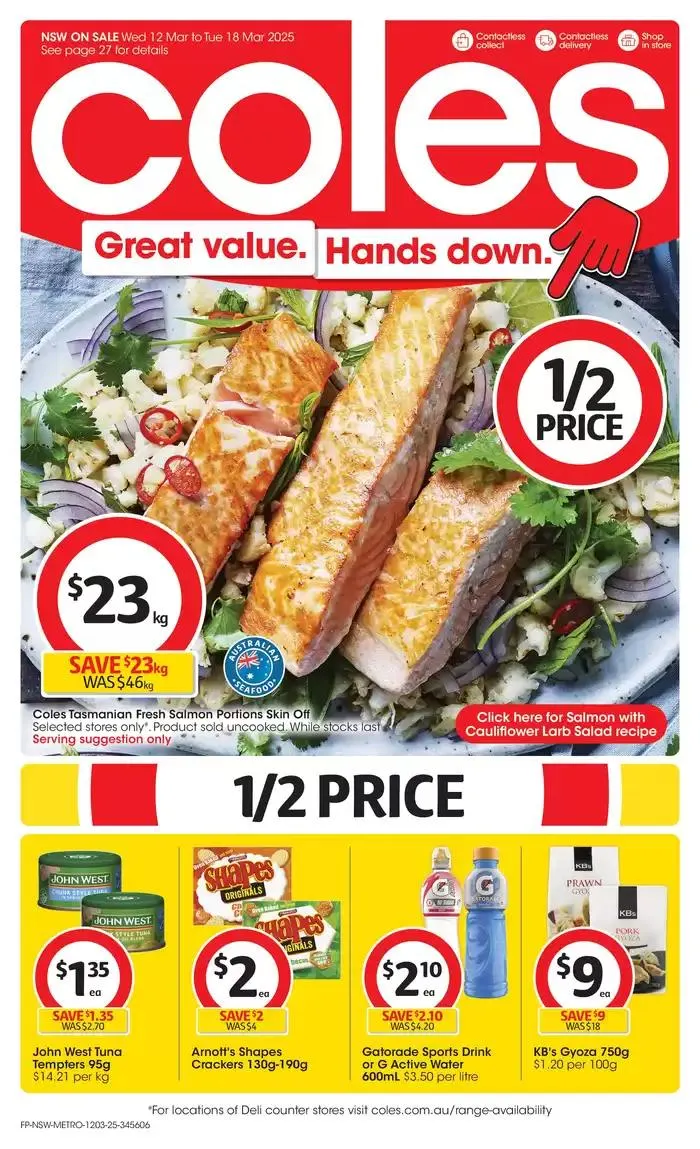 Great Value. Hands Down. - 12th March - Catalogue valid from 12 March to 18 March 2025 - page 1