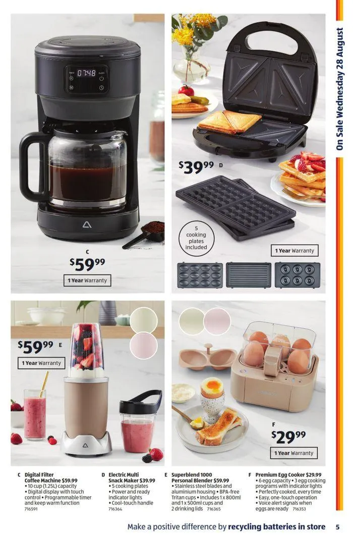 ALDI Special Buys - Catalogue valid from 28 August to 3 September 2024 - page 5