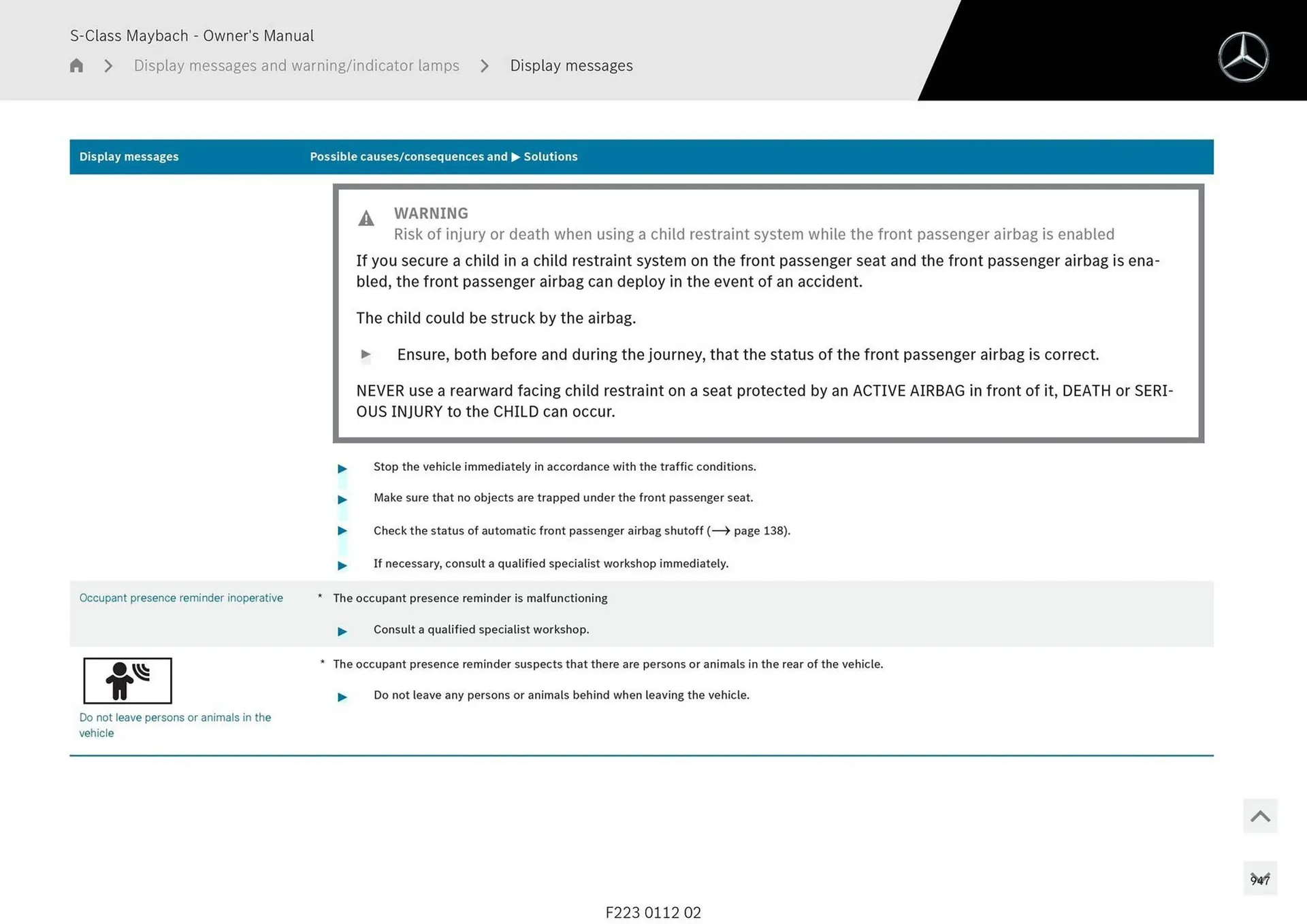 Mercedes-Benz catalogue - Catalogue valid from 1 May to 1 May 2026 - page 947
