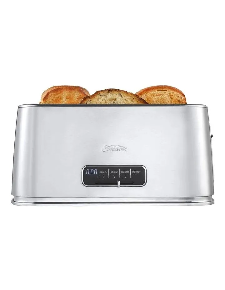 Arise Collection Inline 4 Slice Toaster TAM5003SS in Silver