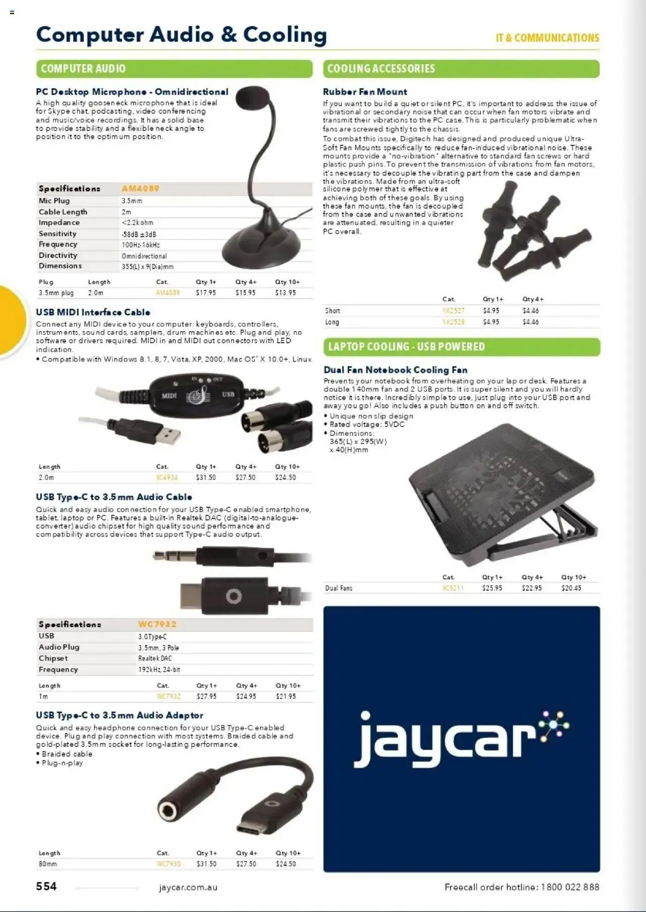 Jaycar Celebrating 40 Years in Electronics - Catalogue valid from 1 January to 29 August 2025 - page 482