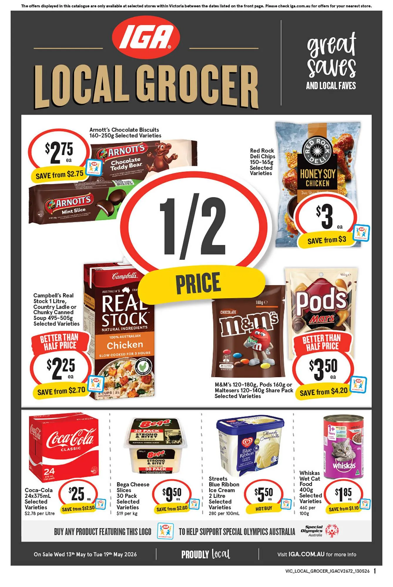 IGA catalogue - Catalogue valid from 13 May to 19 May 2026 - page 1