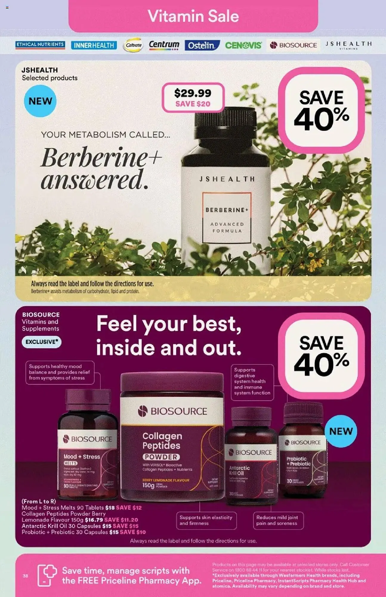 Priceline catalogue - Catalogue valid from 13 August to 27 August 2025 - page 38