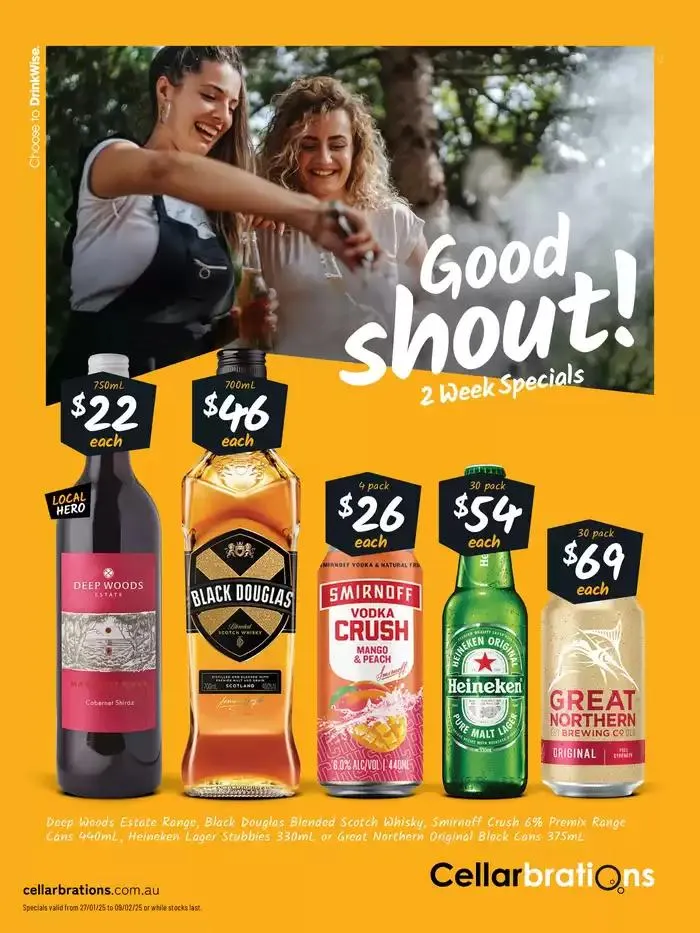 Good Shout! 27/01 - Catalogue valid from 27 January to 9 February 2025 - page 1