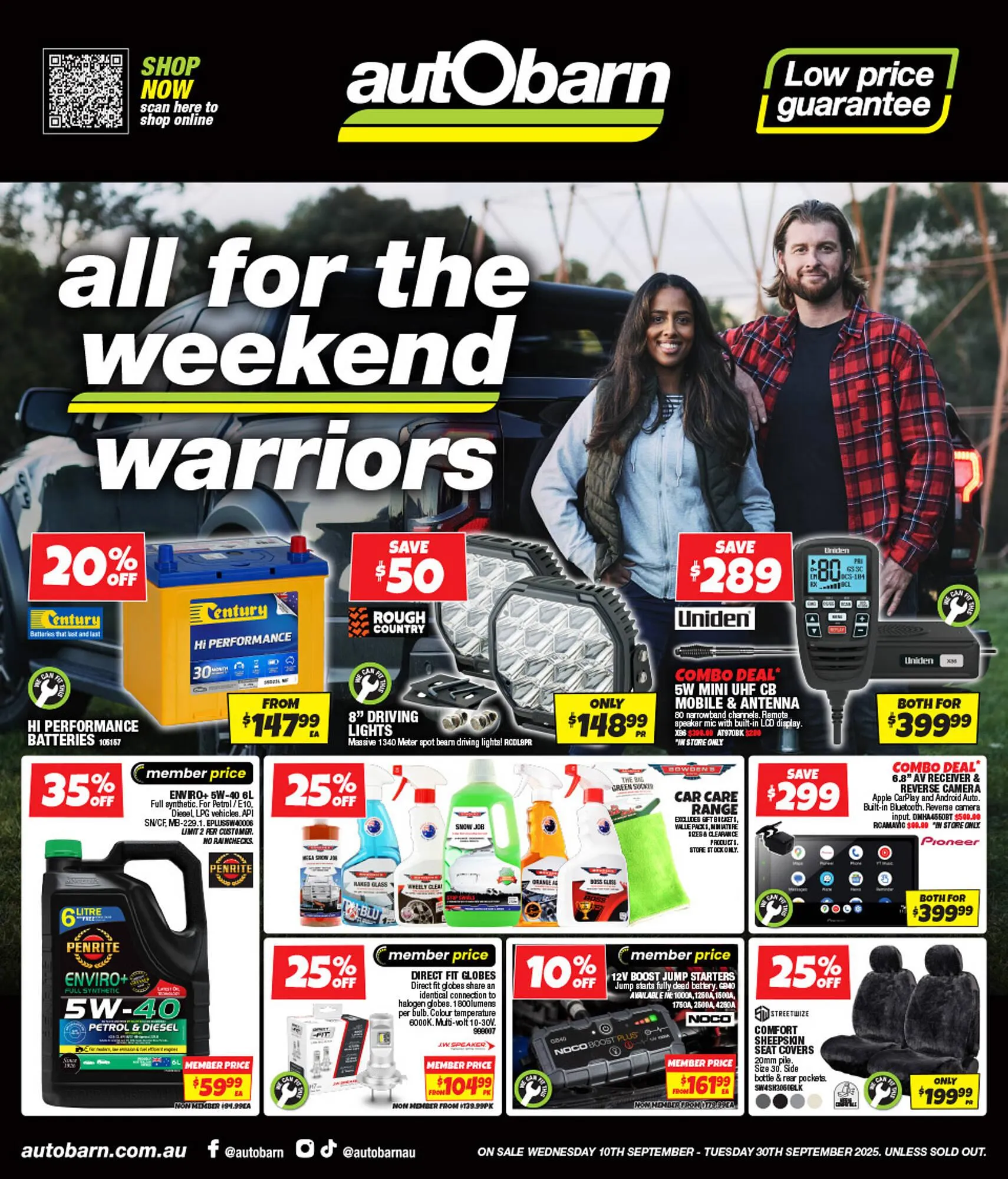 Autobarn catalogue - Catalogue valid from 10 September to 30 September 2025 - page 1