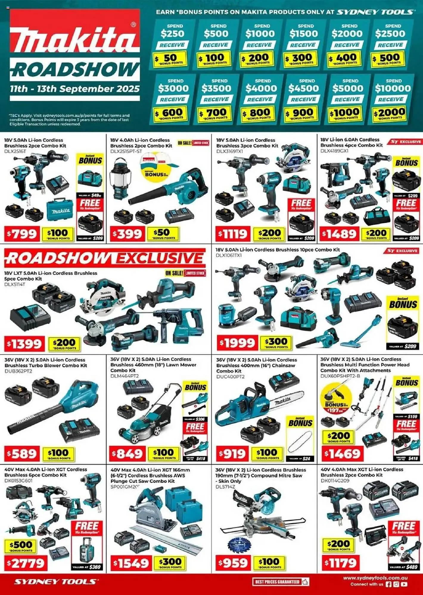 Sydney Tools catalogue - Catalogue valid from 11 September to 13 September 2025 - page 1