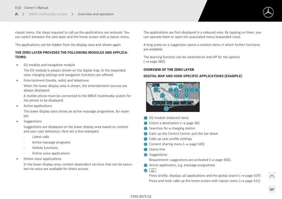 EQE Sedan - Catalogue valid from 11 September to 11 September 2025 - page 527