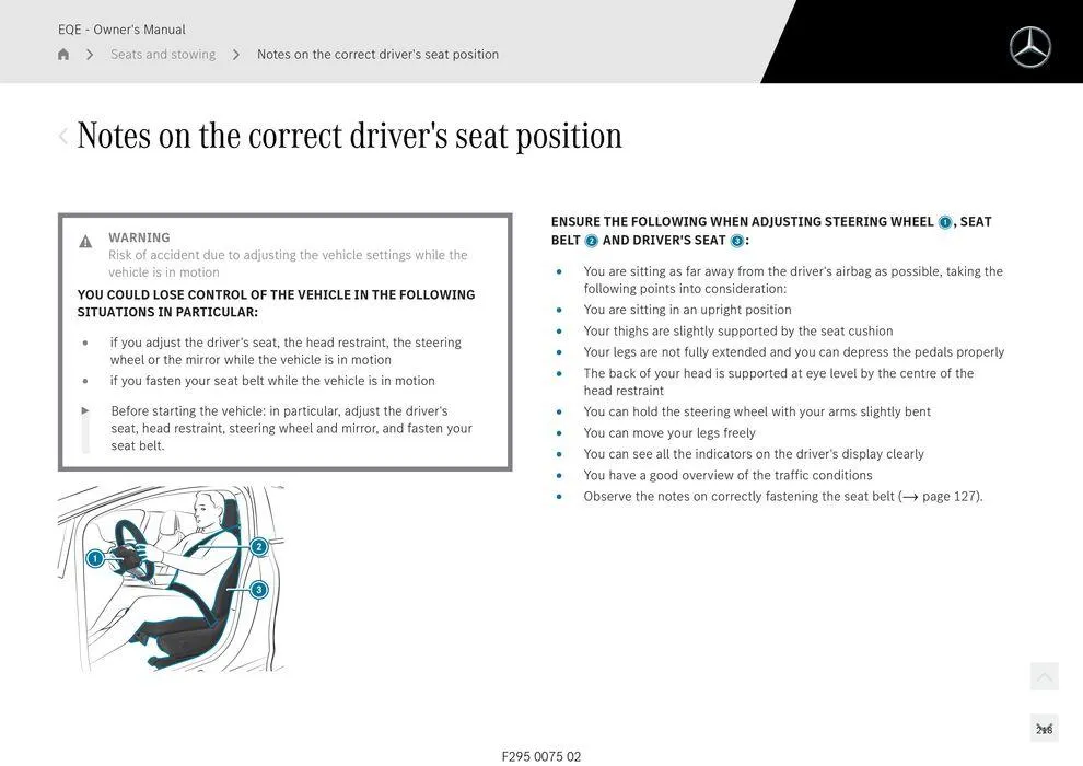 EQE Sedan - Catalogue valid from 11 September to 11 September 2025 - page 218