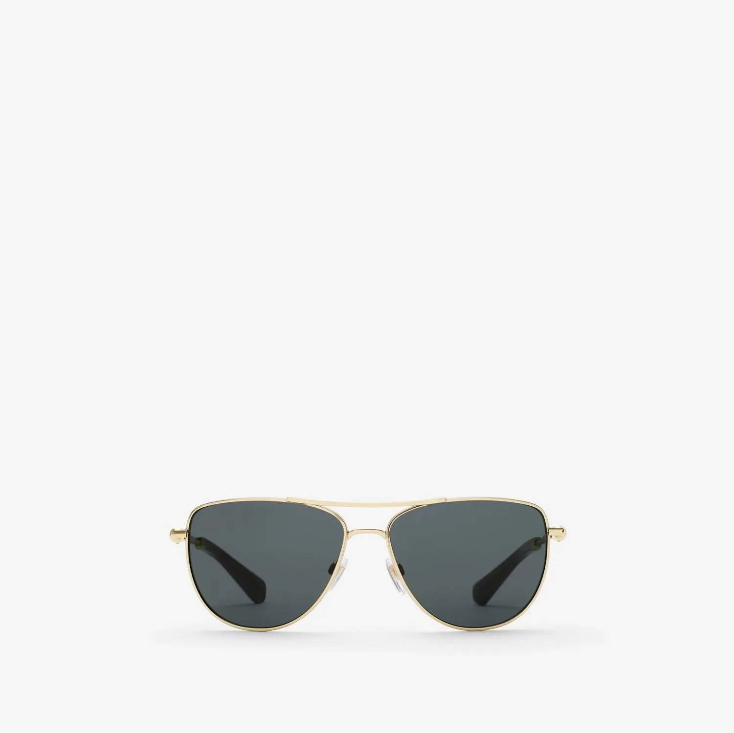 Metal Logo Square Sunglasses