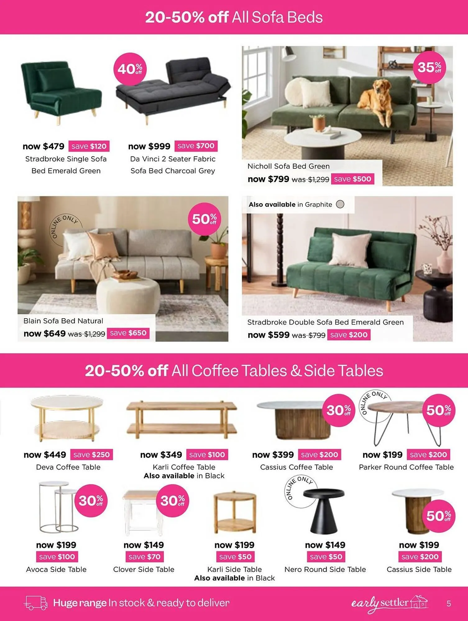 Early Settler catalogue - Catalogue valid from 30 October to 30 November 2025 - page 5