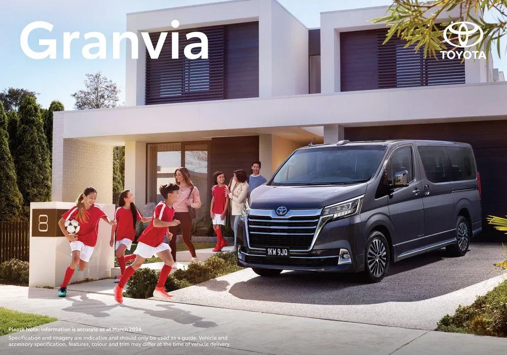 Toyota Granvia - Catalogue valid from 9 May to 9 May 2025 - page 1