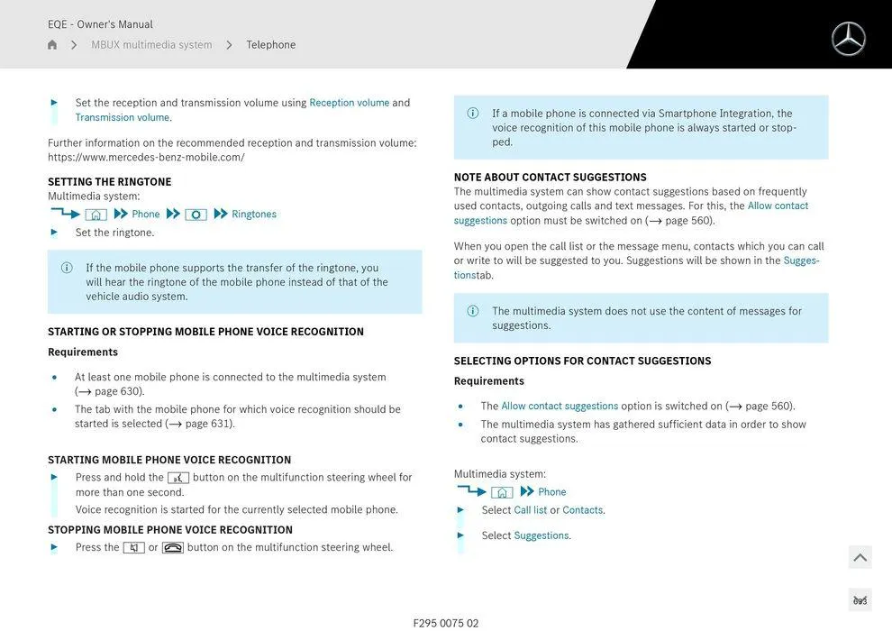 EQE Sedan - Catalogue valid from 11 September to 11 September 2025 - page 633