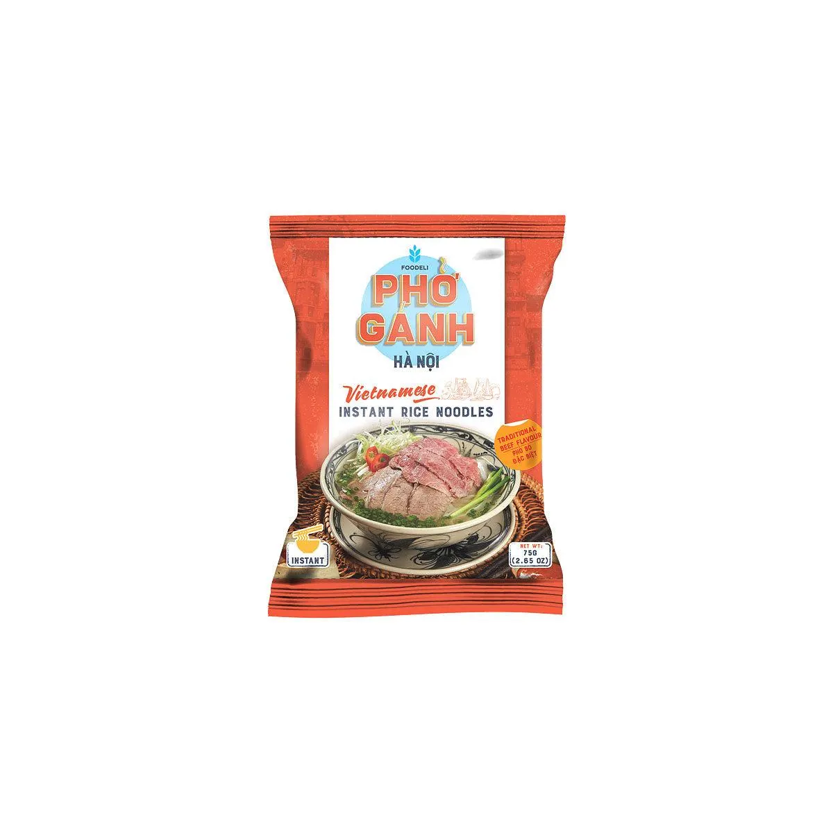 Pho Ganh Instant Noodles Beef 75g