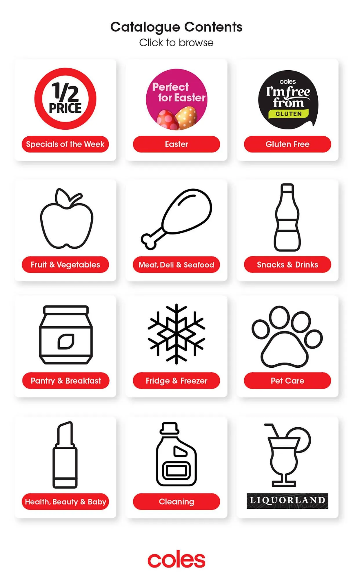 Coles catalogue - 1