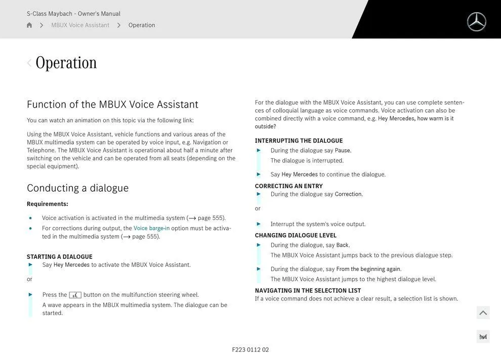 S - Class Maybach - Catalogue valid from 11 September to 11 September 2025 - page 554