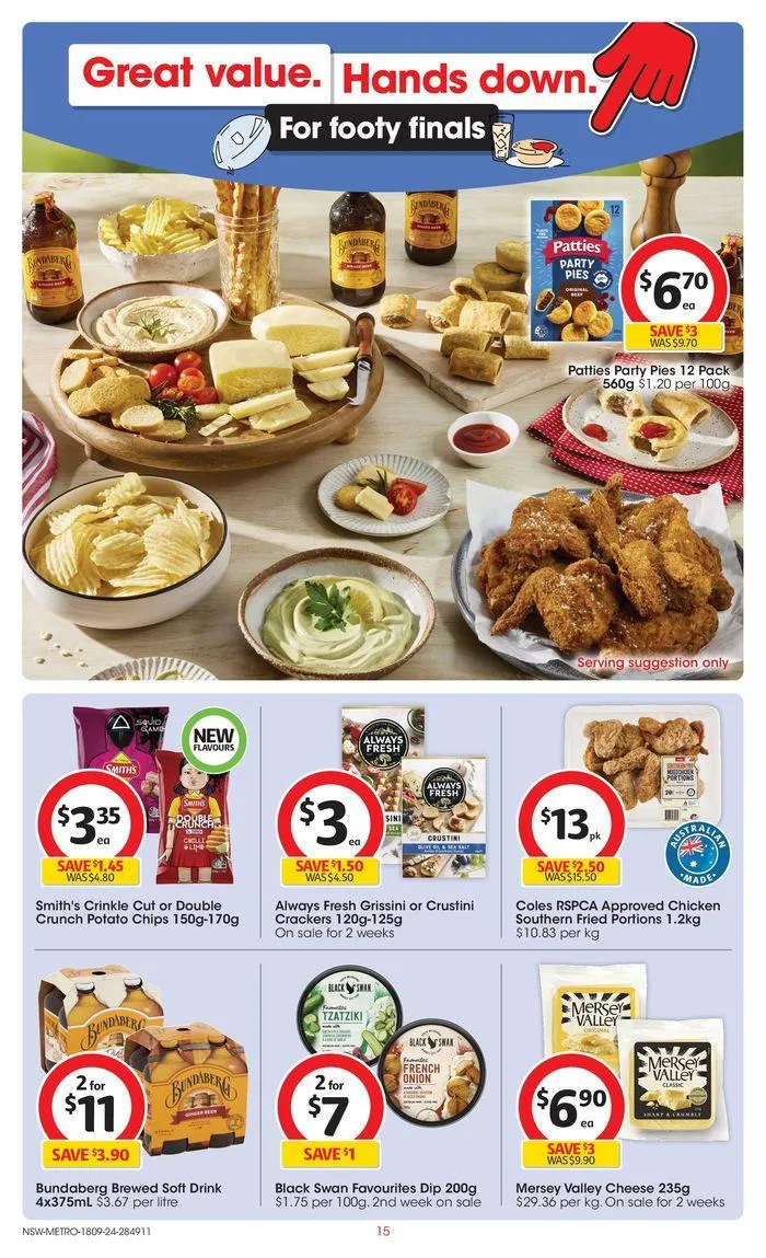 Great Value. Hands Down. - 18th September - Catalogue valid from 18 September to 24 September 2024 - page 15